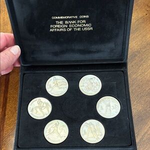 Commemorative Coin Set in Black Case